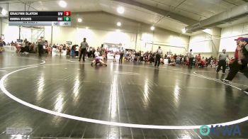 100 lbs Rr Rnd 2 - Eralynn Slaton, Bristow Elementary Wrestling Club vs Emma Evans, Bartlesville Wrestling Club