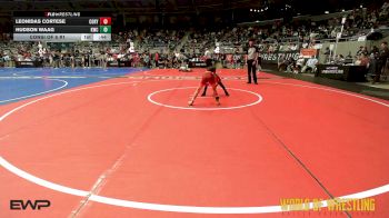 55 lbs Consi Of 8 #1 - Leonidas Cortese, Cory Clark Wrestling vs Hudson Waag, Keystone Wrestling Club