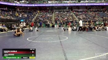 2A 132 lbs Cons. Round 2 - Levi Dennis, Trinity vs Davon Marble, Shelby