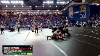 165 lbs Champ. Round 1 - Jose Alvarenga Giron, Hackettstown vs Dominic Sumpolec, Notre Dame