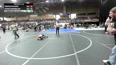 62 lbs Quarterfinal - Weston Paladini, Black Fox Wrestling Academy vs Ryker Ostermiller, Colorado Outlaws