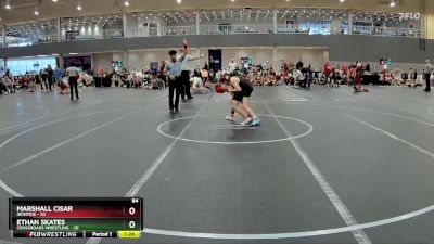 84 lbs Round 5 (6 Team) - Ethan Skates, Crossroads Wrestling vs Marshall Cisar, Irontide