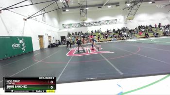 133 lbs Cons. Round 2 - Noe Cruz, Cerritos vs Ernie Sanchez, ELAC