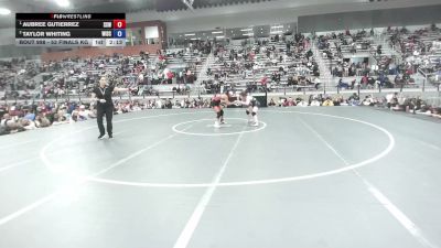 53 Finals kg Champ. Round 3 - Aubree Gutierrez, Surfside X Wrestling vs Taylor Whiting, Wisconsin