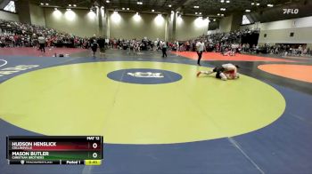 144 lbs Cons. Round 6 - Mason Butler, Christian Brothers vs Hudson Henslick, Collinsville