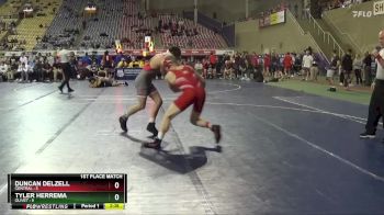 149 lbs Finals (2 Team) - Duncan Delzell, Central vs Tyler Herrema, Olivet