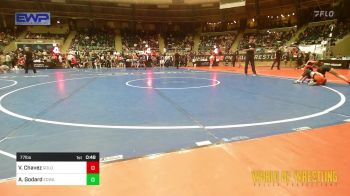 77 lbs Consi Of 8 #2 - Vayda Chavez, GOLDRUSH Academy vs Abigail Godard, Edwardsville Wrestling Club