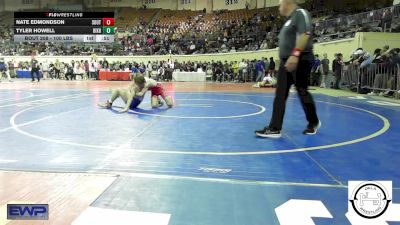 100 lbs Consi Of 8 #1 - Nate Edmondson, Southwest Covenant Schools vs Tyler Howell, Bixby