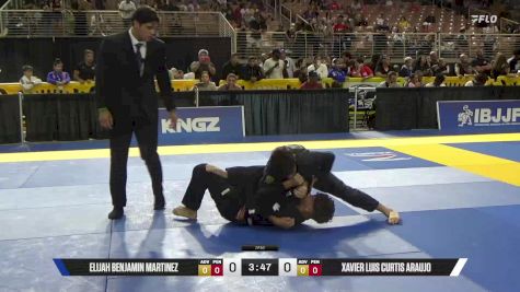 Xavier Luis Curtis Araujo vs Elijah Benjamin Martinez 2025 Pan Kids Jiu-Jitsu IBJJF Championship