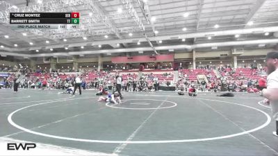 49 lbs 3rd Place Match - Barrett Smith, Team Tulsa vs Cruz Montez, Steel City Reloaded