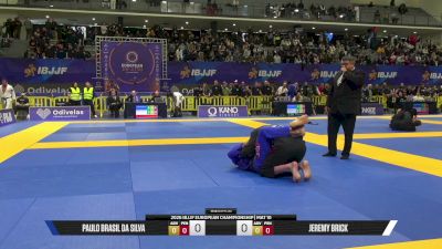 Jeremy Brick vs Paulo Brasil Da Silva 2026 European Jiu-Jitsu IBJJF Championship