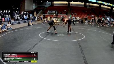 120 lbs Round 4 (6 Team) - Gunner McDowell, TB Legacy vs Brody House, Virginia Patriots