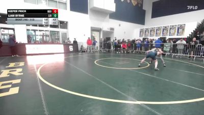 113 lbs Cons. Round 3 - Kiefer Frick, Woodbridge vs Liam Byrne, SJ Bosco