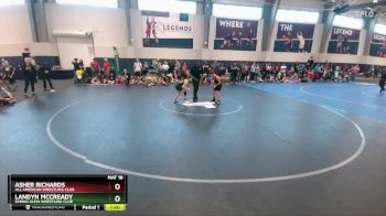 80 lbs Cons. Semi - Asher Richards, All American Wrestling Club vs Landyn McCready, Spring Klein Wrestling Club