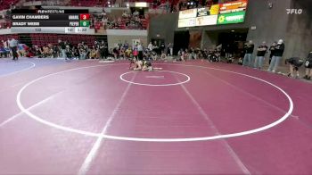 132 lbs Round 1 (16 Team) - Brady Webb, Comal Pieper vs Gavin Chambers, Amarillo