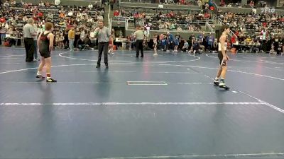 80 lbs Champ. Round 1 - Shay Lundvall, Sebolt Wrestling Academy vs Fisher Graves, Clarinda Elite