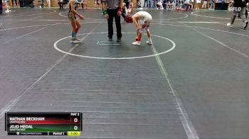 60 lbs Semifinal - Nathan Beckham, Unattached vs Jojo Medal, Unattached