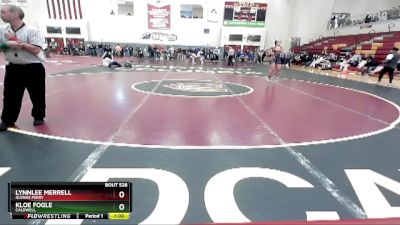 138 lbs Cons. Round 4 - Lynnlee Merrell, Glenns Ferry vs Kloe Fogle, Caldwell