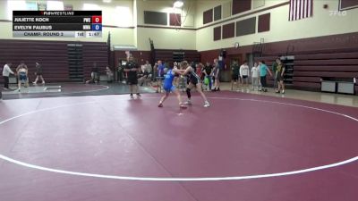 127.1-137.8 Champ. Round 3 - Juliette Koch, Premier Wrestling Center vs Evelyn Faubus, Moen Wrestling Academy