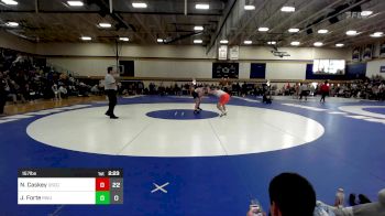 157 lbs Quarterfinal - Noah Caskey, Coast Guard vs Jack Forte, Roger Williams