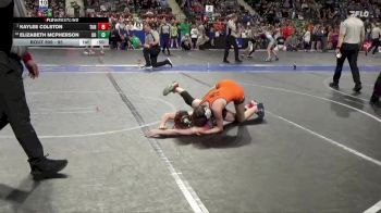 95 lbs Champ. Round 1 - Kaylee Colston, Turner vs Elizabeth McPherson, Ogden`s Outlaws