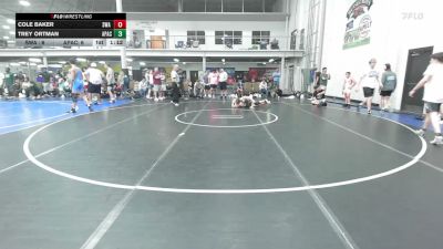 115 lbs Rr Rnd 1 - Cole Baker, SWA - HSC vs Trey Ortman, Apache Blue - HSC