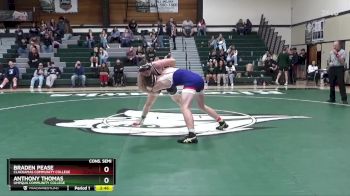 184 lbs Cons. Semi - Anthony Thomas, Umpqua Community College vs Braden Pease, Clackamas Community College