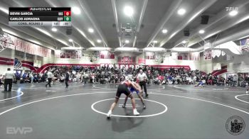 138 lbs Cons. Round 2 - Devin Garcia, Hollister High School vs Carlos Adragna, Gilroy