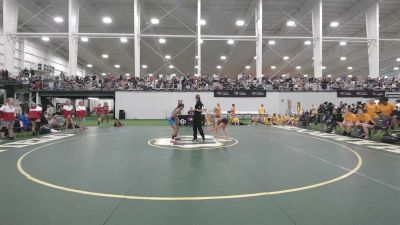 80 lbs Delaney Hardy, Nebraska vs Meagan Hill, Florida