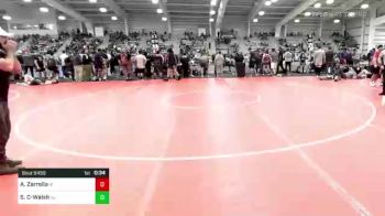 160 lbs Consi Of 8 #1 - Aidan Zarrella, RI vs Shane Cartagena-Walsh, NJ