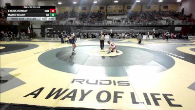 114 lbs Quarterfinal - Sylvia Romley, Cannon School vs Marie Sharp, Blair Academy