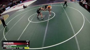 5th Place Match - Praizh Suggs, Omaha Westview Girls vs Graclyn Simmons, Northwest Girls