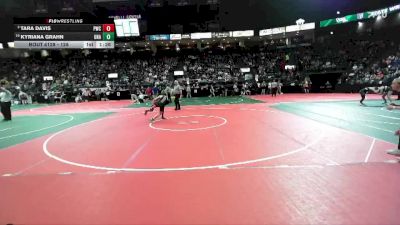 128 lbs Champ. Round 2 - Tara Davis, PWCA vs Kyriana Grahn, Unattached