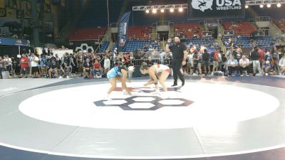 140 lbs Cons. Rd Of 16 - Saige McCleery, Washington vs Mia Spadavecchia, New Jersey