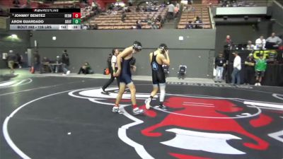 128 lbs Consi Of 8 #1 - Johnny Benitez, Redwood vs Aron Guardado, South