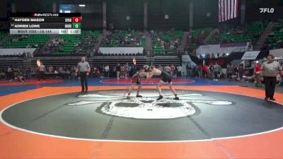 7A 144 lbs Champ. Round 1 - Hayden Mason, Sparkman vs Adrien Lowe, Hoover