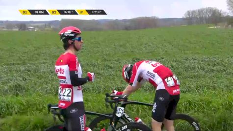 Magnus Sheffield, Alexander Kristoff, Christophe Laporte Crash In 2022 Tour Of Flanders