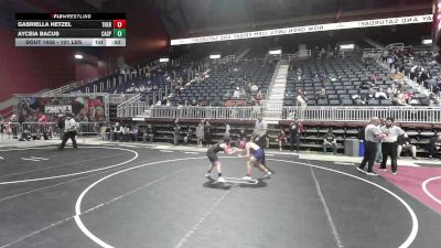 101 lbs 5th Place - Gabriella Hetzel, Thermopolis WC vs Ayceia Bacus, Casper WC