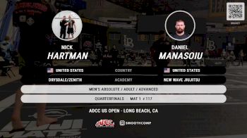 Daniel Manasoiu vs Nick Hartman 2024 ADCC Long Beach Open