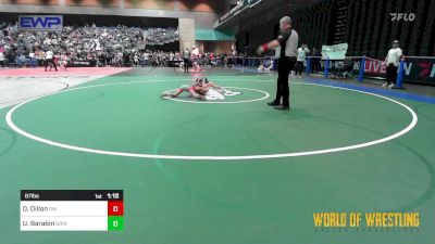 67 lbs Round Of 16 - Drew Dillon, Red Wave Wrestling vs Uriah Barabin, Grindhouse