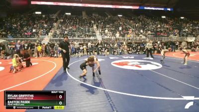 62 lbs Semifinal - Rylan Griffiths, Rawlins Wrestling Club vs Easton Pasek, Peak Wrestling