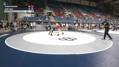 175 lbs Cons. Rd Of 64 - Shane Stoffer, Oregon vs Zion Talia, Utah