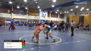 182 lbs Prelims - Travis Wuerth, Hemet vs Jasen Harviston, Fountain Valley