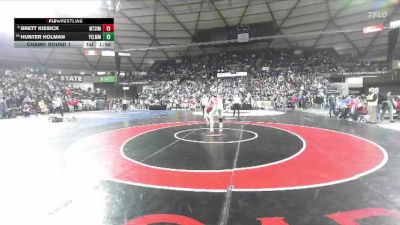 Boys 4A 150 lbs Champ. Round 1 - Brett Kissick, Mt. Si vs Hunter Holman, Yelm