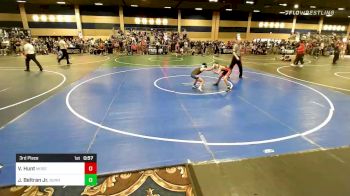 78 lbs 3rd Place - Vincent Hunt, Moses Lake Wrestling Club vs Jarron Beltran Jr., SunnySide WC