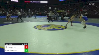 120 lbs Consi Of 16 #1 - Emma Mangen, San Marcos vs Addison Bernstein, Orland