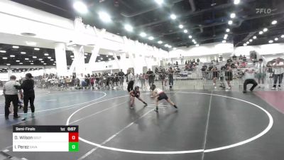 66 lbs Semifinal - Daniel Wilson, Southwest Stallions WC vs Isaac Perez, Savage House WC