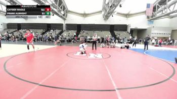 108-H lbs 3rd Place - Cayden Wadle, Yale Street vs Frank Albright, N/A