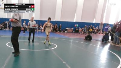 144 lbs Champ. Round 2 - Andre Cerrato, Bethlehem Catholic vs Gavyn Kelton, Notre Dame Green Pond