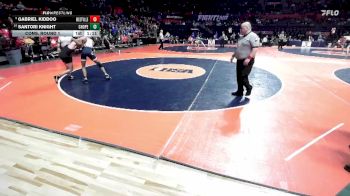 1A 150 lbs Cons. Round 1 - Santori Knight, Chicago (C. Hope Academy) vs Gabriel Kiddoo, Westville